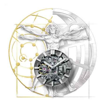 Orologio Nereide Ultraleggero 42 Uomo Venezianico