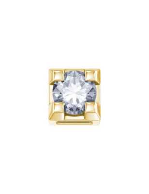 Elemento griffe Oro giallo e Diamante 0,02 ct Donnaoro