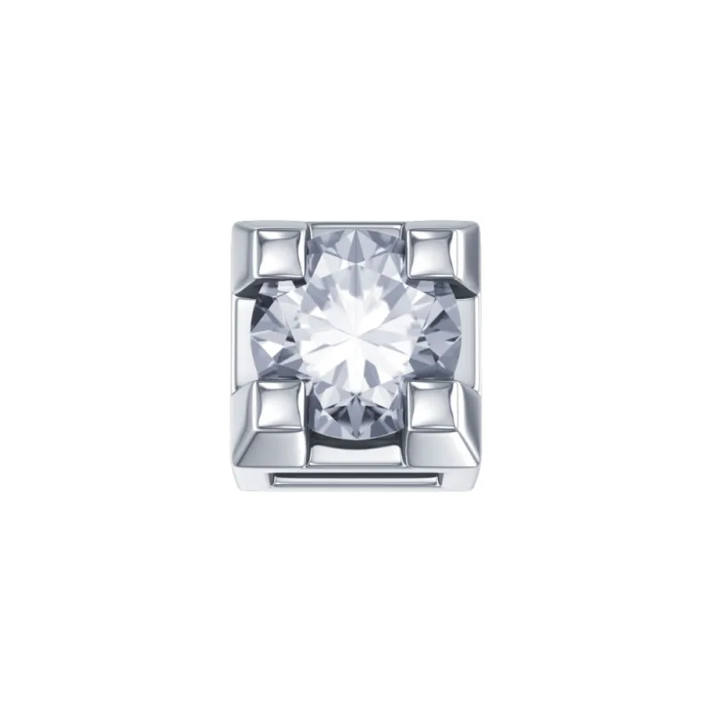Elemento griffe Oro bianco e Diamante 0,02 ct Donnaoro