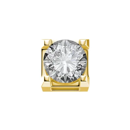 Elemento griffe Oro giallo e Diamante 0,05 ct Donnaoro