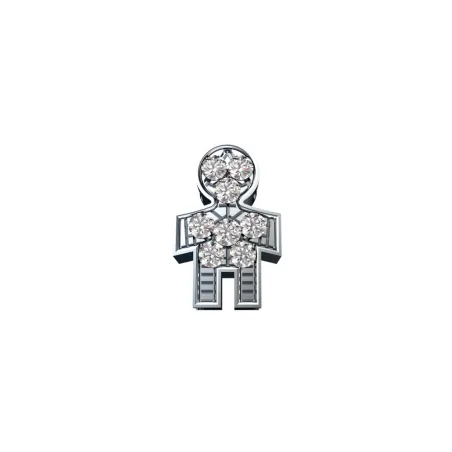 Elemento Bimbo Oro bianco e Diamanti Donnaoro Elements