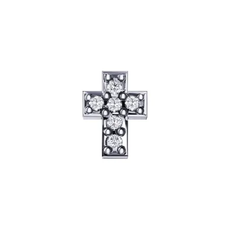 Elemento Croce Oro bianco e Diamanti Donnaoro Elements