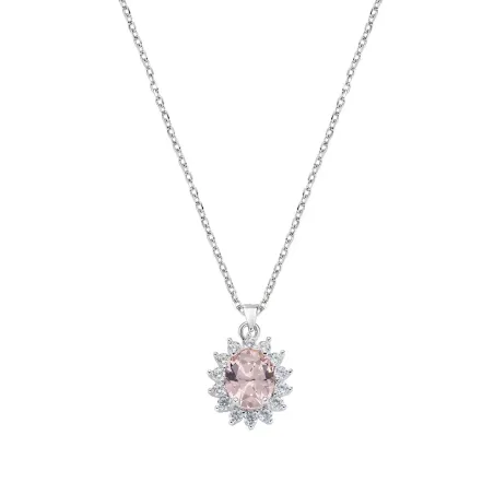 Collana Royal Lady Zircone con Morganite DONNA Amen CLLDGBBMO Amen