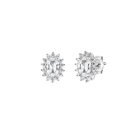 Orecchini Royal Lady Mini con Zircone Bianco Donna Amen