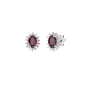 Orecchini Royal Lady Mini con Zircone Rosso Donna Amen