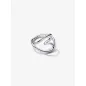 Anello Cuore Linea Sinuosa mis.54 Donna Pandora