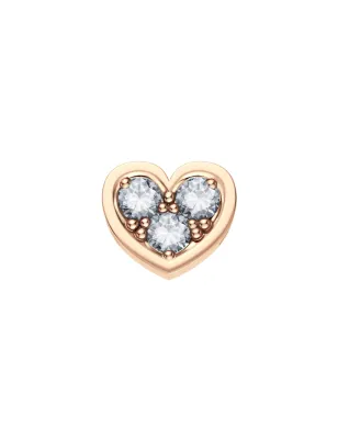Elemento Cuore Reverso Oro rosa e Diamanti Donnaoro Elements