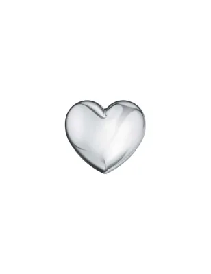 Elemento Cuore semplice in Oro bianco Donna Donnaoro