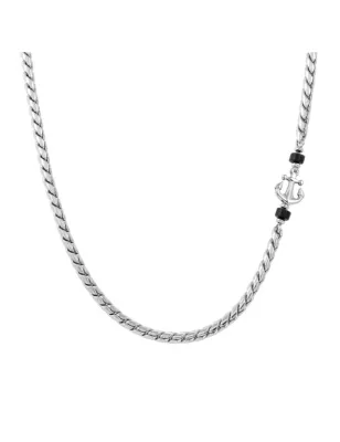 Collana Atlante Ancora Pietre naturali Uomo Nomination