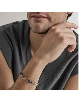 Bracciale Atlante Nodo Sodalite blu Uomo Nomination
