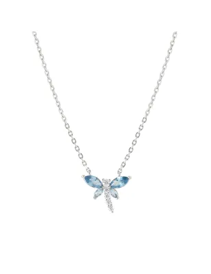 Collana Shine Me Up con Libellula Azzurra Donna Nomination