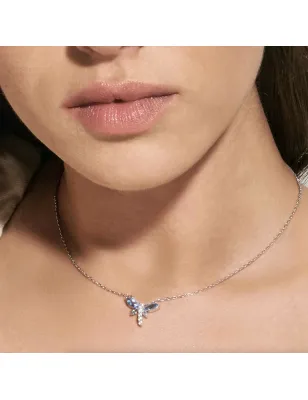 Collana Shine Me Up con Libellula Azzurra Donna Nomination