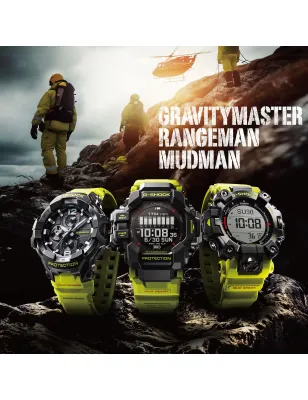 Orologio Master of G Rescue Yellow GPS Rangeman Uomo Casio G-Shock