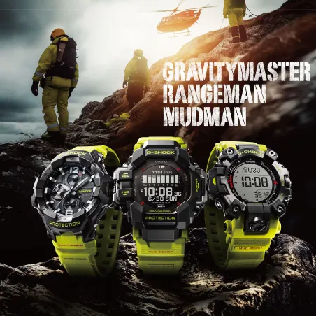 Orologio Master of G Rescue Yellow GPS Rangeman Uomo Casio G-Shock