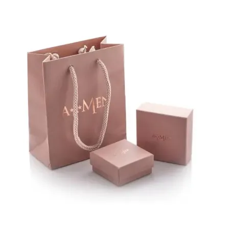 Bracciale dorato Tennis con Miracolosa e smalto verde mare Donna Amen