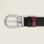 Cintura reversibile 35mm in pelle di vitello nero/cassis Uomo Montblanc