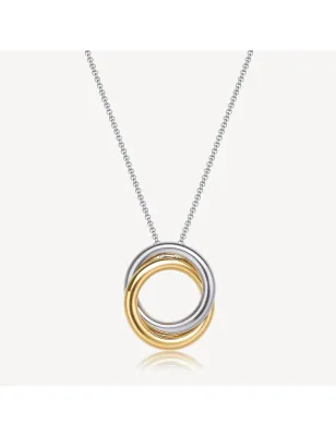 Collana lunga Aura Anelli bicolore Donna Brosway