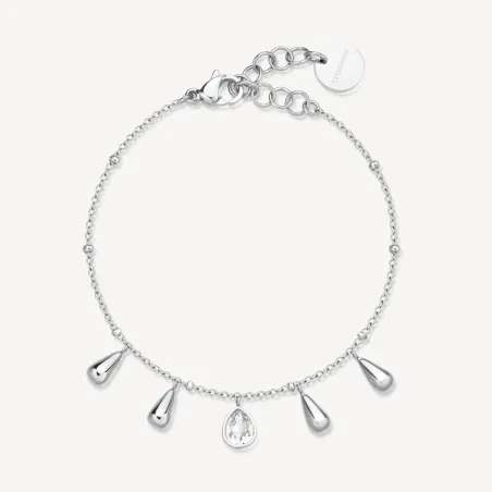 Bracciale Perfect con pendenti a Goccia e Cristallo Donna Brosway