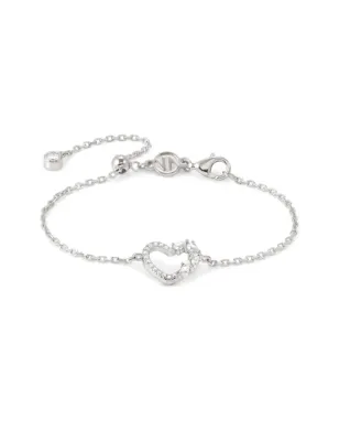Bracciale Shine Me Up con Cuore e Zirconi Bianchi Donna Nomination
