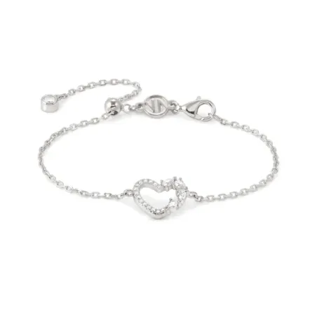 Bracciale Shine Me Up con Cuore e Zirconi Bianchi Donna Nomination