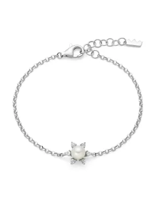 Bracciale Unica Bouquet in argento perla e topazi Donna Miluna