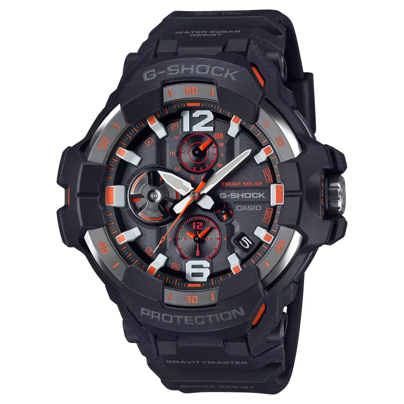 Orologio Master of G Gravitymaster nero arancione Uomo Casio