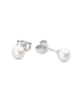 Orecchini in oro bianco e perle Akoya Japan 6-6.5mm Donna Demetra 020.J.665.W.A2 Demetra