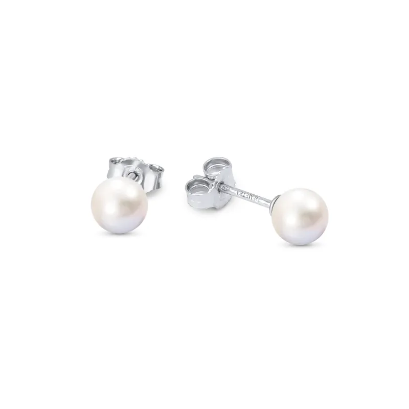 Orecchini in oro bianco perle giapponesi 6.5-7mm Donna Demetra Orecchini in oro bianco perle giapponesi 6.5-7mm Donna Demetra