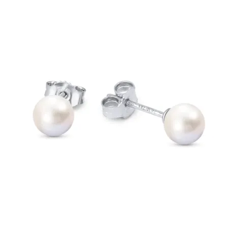 Orecchini in oro bianco perle giapponesi 6.5-7mm Donna Demetra 020.J.657.W.A2 Demetra