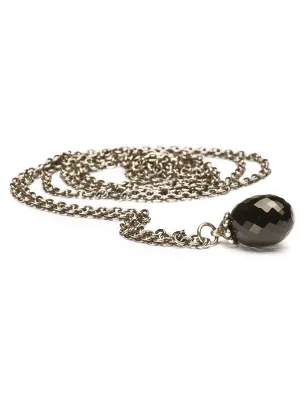 Collana Argento con Onice nero 60 cm Donna Trollbeads