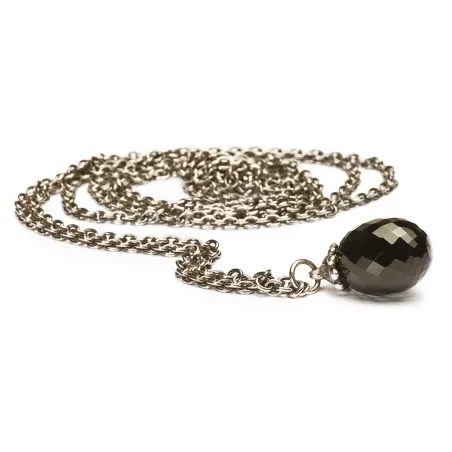 Collana Argento con Onice nero 60 cm Donna Trollbeads