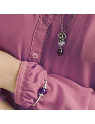 Collana Argento con Onice nero 60 cm Donna Trollbeads