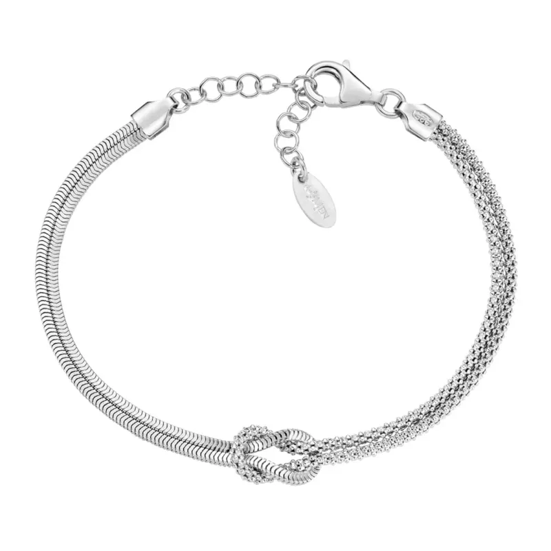 Bracciale Nodo d'Amore in argento Donna Amen Bracciale Nodo d'Amore in argento Donna Amen