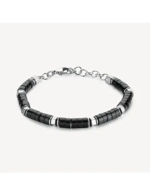 Portachiavi Riptide onice nero UOMO Brosway
