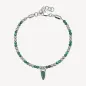 Bracciale Riptide cornetto in malachite UOMO Brosway