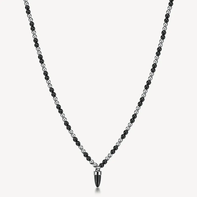 Collana Riptide Cornetto Onice Nero UOMO Brosway Collana Riptide Cornetto Onice Nero UOMO Brosway