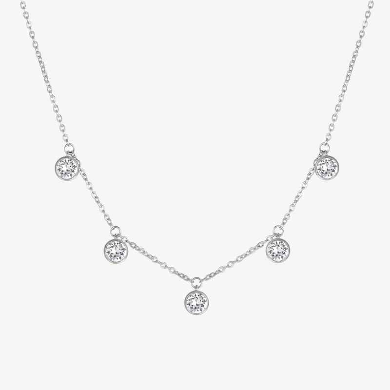 COLLANA SYMPHONIA CON CRISTALLI PENDENTI DONNA BROSWAY 