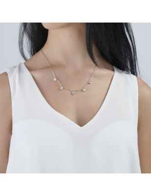 COLLANA SYMPHONIA CON CRISTALLI PENDENTI DONNA BROSWAY 