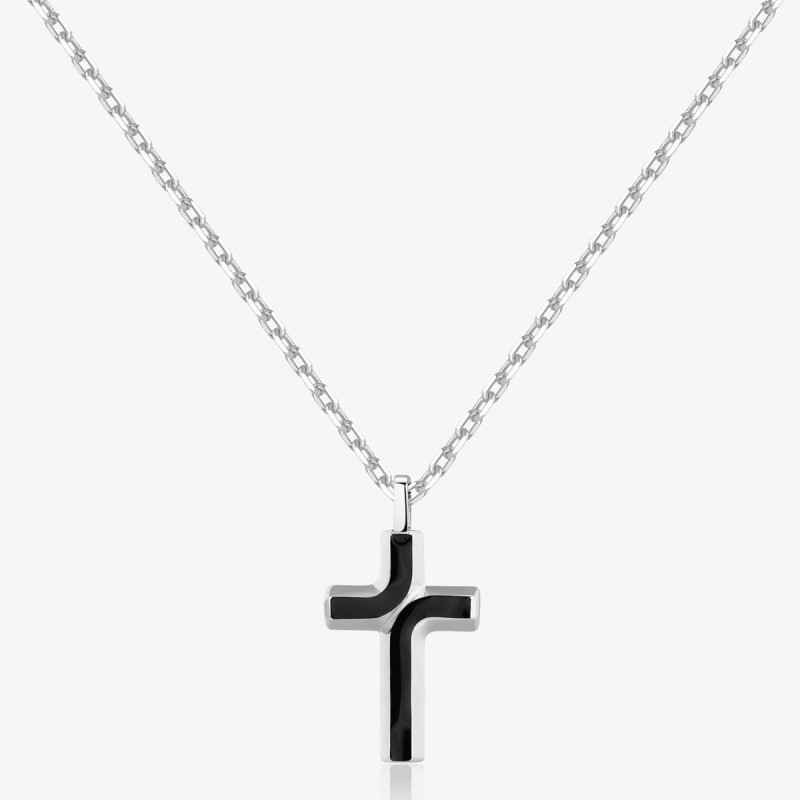 Collana Backliner con Croce pendente Uomo Brosway