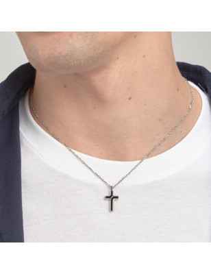Collana Backliner con Croce pendente Uomo Brosway BBC07 Brosway