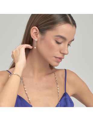 Orecchini pendenti con perle Donna Brosway Affinity