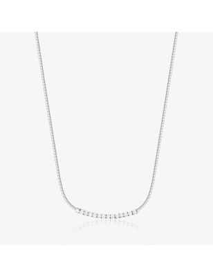 Collana con zirconi bianchi Donna Brosway Desideri