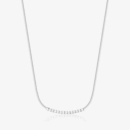 Collana con zirconi bianchi Donna Brosway Desideri