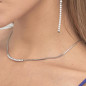 Collana con zirconi bianchi Donna Brosway Desideri
