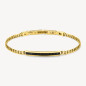 Bracciale dorato Ink con zirconi neri Uomo Brosway Ink
