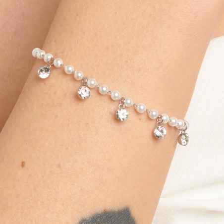 Bracciale Chant con cristalli e perle Donna Brosway