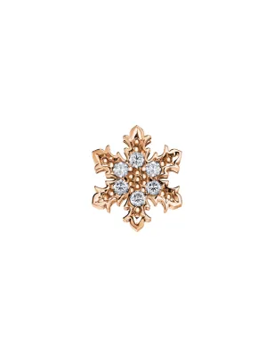 Elemento Fiocco di Neve Oro rosa e diamanti Donnaoro Elements