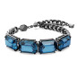 BRACCIALE MILLENIA BLU PLACCATO RUTENIO DONNA SWAROVSKI BRACCIALE MILLENIA BLU PLACCATO RUTENIO DONNA SWAROVSKI