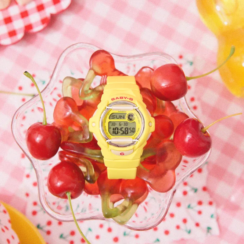 Orologio Cherry On Top Yellow Bambini Casio Baby-G Orologio Cherry On Top Yellow Bambini Casio Baby-G