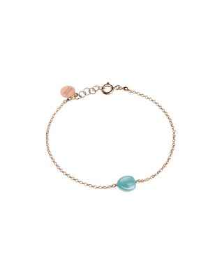 BRACCIALE ACQUAMARINA DONNA ROSSOPREZIOSO SEMINO D'AMORE